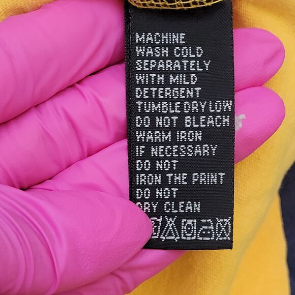 Vintage Polo-Jeans CO Shirt M/L 21x26 Ralph-Lauren Yellow - Picture 7 of 14